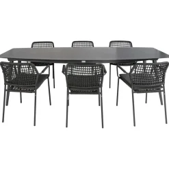 Tuinsets-Bardani Rosario Barista 260 x 105 cm tuinset 7-delig
