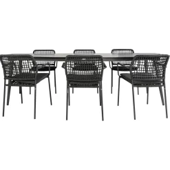 Tuinsets-Bardani Rosario Barista 260 x 105 cm tuinset 7-delig