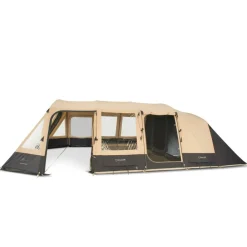 6-Persoons Tent|Familietenten Niet Opblaasbaar-Bardani Royal Prestige 460 RSC tunneltent beige