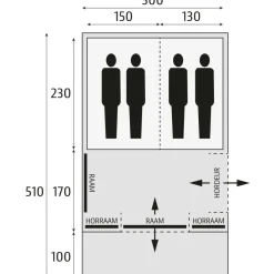 4-Persoons Tent|Tunneltenten-Bardani Spitfire 300 RSTC tunneltent beige