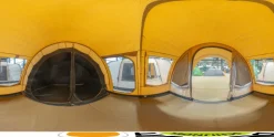 Bardani Spitfire 340 XL Deluxe RSTC tunneltent beige< 5-Persoons Tent|Tunneltenten