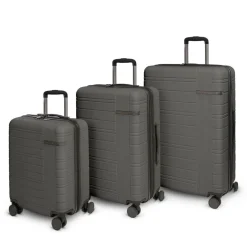 Koffersoorten|Fietsartikelen-Bardani Starlite Spinner Carry On koffer charcoal