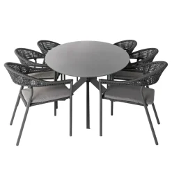 Bardani Varesse 240 x 108 cm Sienna 6 tuinset antraciet< Tuinsets