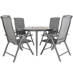 Tuinsets-Bardani Verdi Capri ø 130 cm tuinset 5-delig