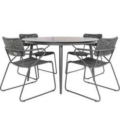 Tuinsets-Bardani Verdi Swing ø 130 cm tuinset 5-delig