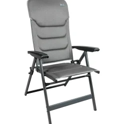 Campingstoelen-Bardani Vermillion 3D Comfort campingstoel platina grey