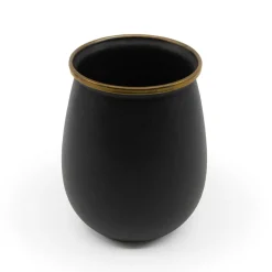 Glazen & Bekers-Barebones Emaille beker charcoal 2-pack