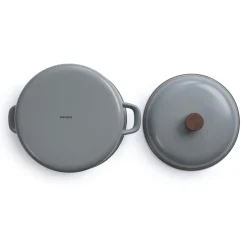 Pannen-Barebones Emaille soeppan ø 260 mm slate grey