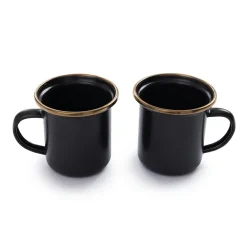 Barebones Espresso mok 148 ml charcoal 2-pack< Glazen & Bekers
