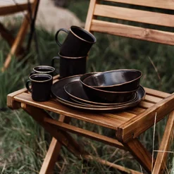 Barebones Espresso mok 148 ml charcoal 2-pack< Glazen & Bekers