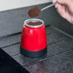 Keukenapparaten-Bestron AES480 elektrische percolator rood