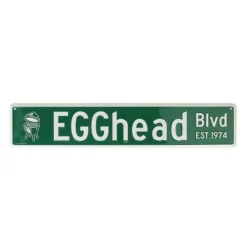 Merchandise-Big Green Egg  Street Sign Egghead BLVD decoratie
