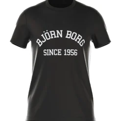Björn Borg  Borg Essential tennisshirt heren black beauty< Tenniskleding