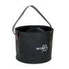 Bo-Camp Opvouwbare emmer 9 liter zwart< Emmers & Bakken