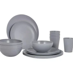 Servies-Bo-Camp Renew campingservies grey 16-delig