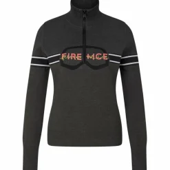 Wintersport|Skipullies-Bogner Fire+Ice  Azra skipully dames anthracite