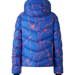 Bogner Saelly winterjas dames amparo blue orange< Ski Jassen|Wintersport
