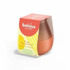 Anti Insecten-Bolsius Citronella buitenkaars koraal