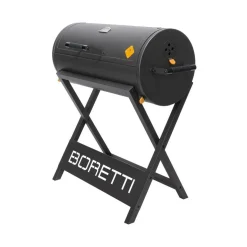 Boretti Barilo 2.0 houtskoolbarbecue grey< Houtskool Bbq