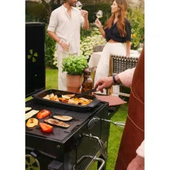 Houtskool Bbq-Boretti Carbone houtskoolbarbecue black