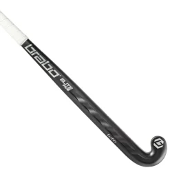 Brabo Elite 5 Carbon WTB Extreme Low Bow hockeystick  black silver - 36,5 inch L< Hockeystick