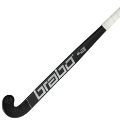 Brabo Elite 5 Carbon WTB Extreme Low Bow hockeystick  black silver - 36,5 inch L< Hockeystick