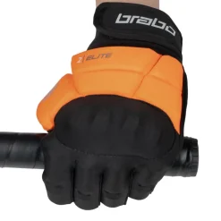 Brabo Elite Pro Player hockeyhandschoen orange grey< Hockey Bescherming