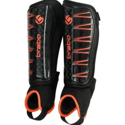 Hockey Bescherming-Brabo F4 scheenbeschermers black orange