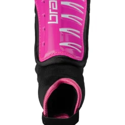 Brabo Force scheenbeschermers junior pink black< Hockey Bescherming
