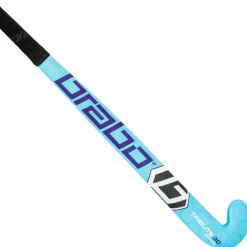 Hockeystick-Brabo IT TC-30 Classic Curve zaalhockeystick junior blue purple