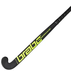 Brabo Traditional Carbon 60 Classic Curve hockeystick black neon green< Hockeystick