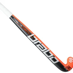 Brabo Tribute 30 Pro Bow hockeystick black orange - 36,5 inch< Hockeystick