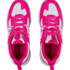 Hockeyschoenen-Brabo Tribute hockeyschoenen junior pink aqua inclusief slippers