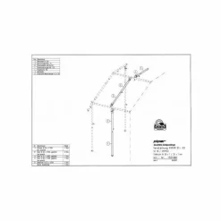 Voortent Onderdelen-Brand Pamir voortent frame versteviging