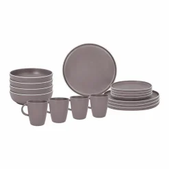 Servies-Brunner Lunch Box Dolomit campingservies rosé 16-delig
