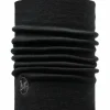 Sjaals|Wintersport-Buff Heavyweight Merino col solid black