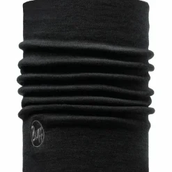 Sjaals|Wintersport-Buff Heavyweight Merino col solid black