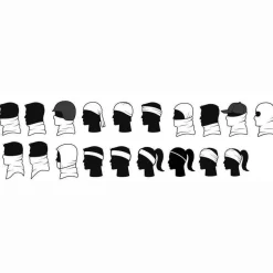 Sjaals|Wintersport-Buff Original Tubular col solid black