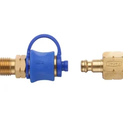 Cadac Quick Release 8 mm x 1/4 links koppeling< Gaskoppelstukken