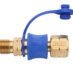 Cadac Quick Release 8 mm x 1/4 links koppeling< Gaskoppelstukken