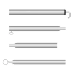 Campking Extra dakligger staal 25 / 28 mm 170 - 300 cm< Tentstokken|Tentstokken