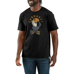 Shirts, Polo's & Blouses-Carhartt Active Graphic shirt heren black