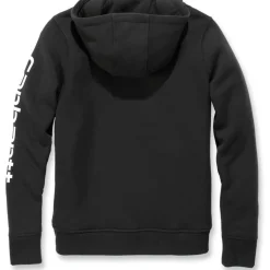 Carhartt Logo Sleeve Graphic hoodie dames black< Truien & Vesten