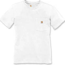 Carhartt Loose Fit Heavyweight shirt dames white< Shirts, Polo's & Blouses