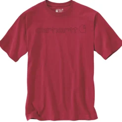 Shirts, Polo's & Blouses-Carhartt Pocket shirt heren industry red