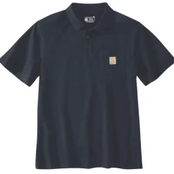 Shirts, Polo's & Blouses-Carhartt polo heren navy