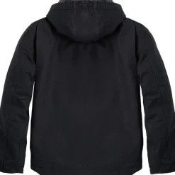 Jassen-Carhartt Relaxed Fit Washed Duck Shepa Lined winterjas heren black