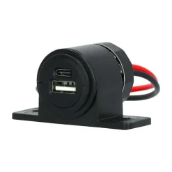 Camping Elektra-Carpoint Opbouw contactdoos USB-A + USB-C