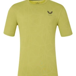 Sportshirt-Castore Engineered Knit shirt heren mustard black