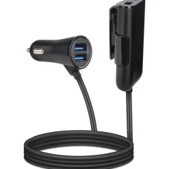 Overige Accessoires-Celly USB 4.8 4 poorten universele autolader zwart